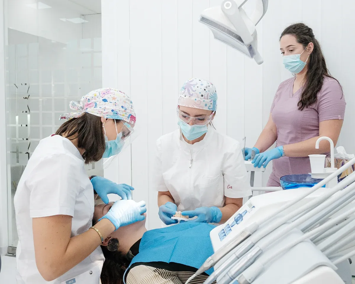 Dental clinic professional services and modern equipment
